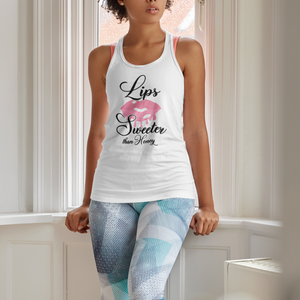 Lips Sweeter Than Honey – Trendy Graphic Tank Top