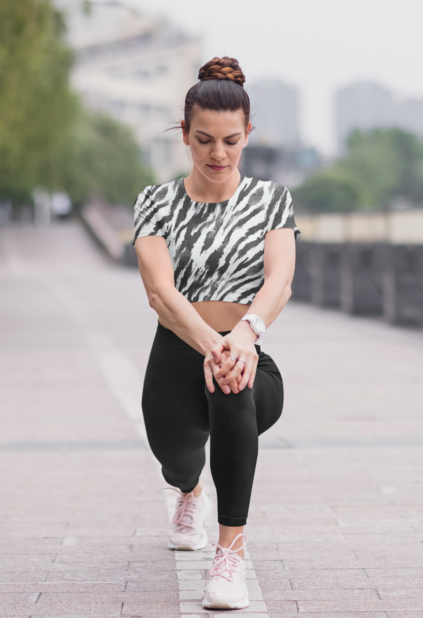 Eye-Catching Women's Printed Zebra Print Crop Top - TheSimplyStylish