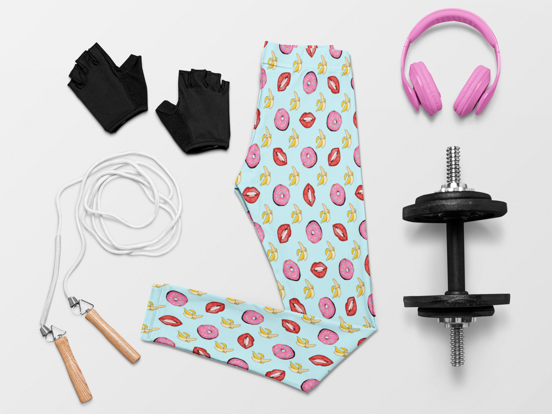 Sweet & Sassy Pop Art Print Legging