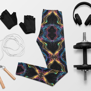 Luminous Energy Flow Print Legging