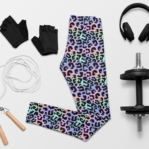 Shimmering Wildcat Print Legging