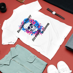 Beauty in Decay Strength in Bloom Women's Classic T-Shirt