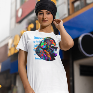 Queen of the jungle Ruler of the beat Women's T-Shirt