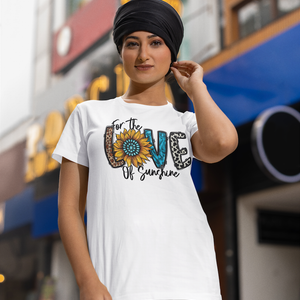 Love of Sunshine | Women's Round Neck Half Sleeve Classic T-Shirt | Comfortable Fit - TheSimplyStylish