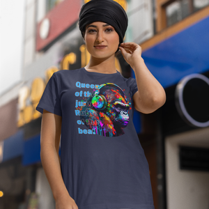 Queen of the jungle Ruler of the beat Women's T-Shirt