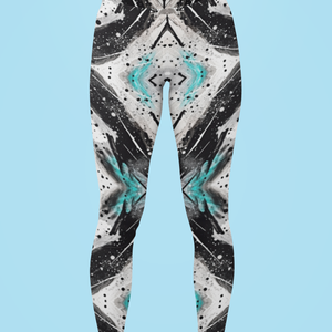 Shadow & Sapphire Mosaic Print Legging