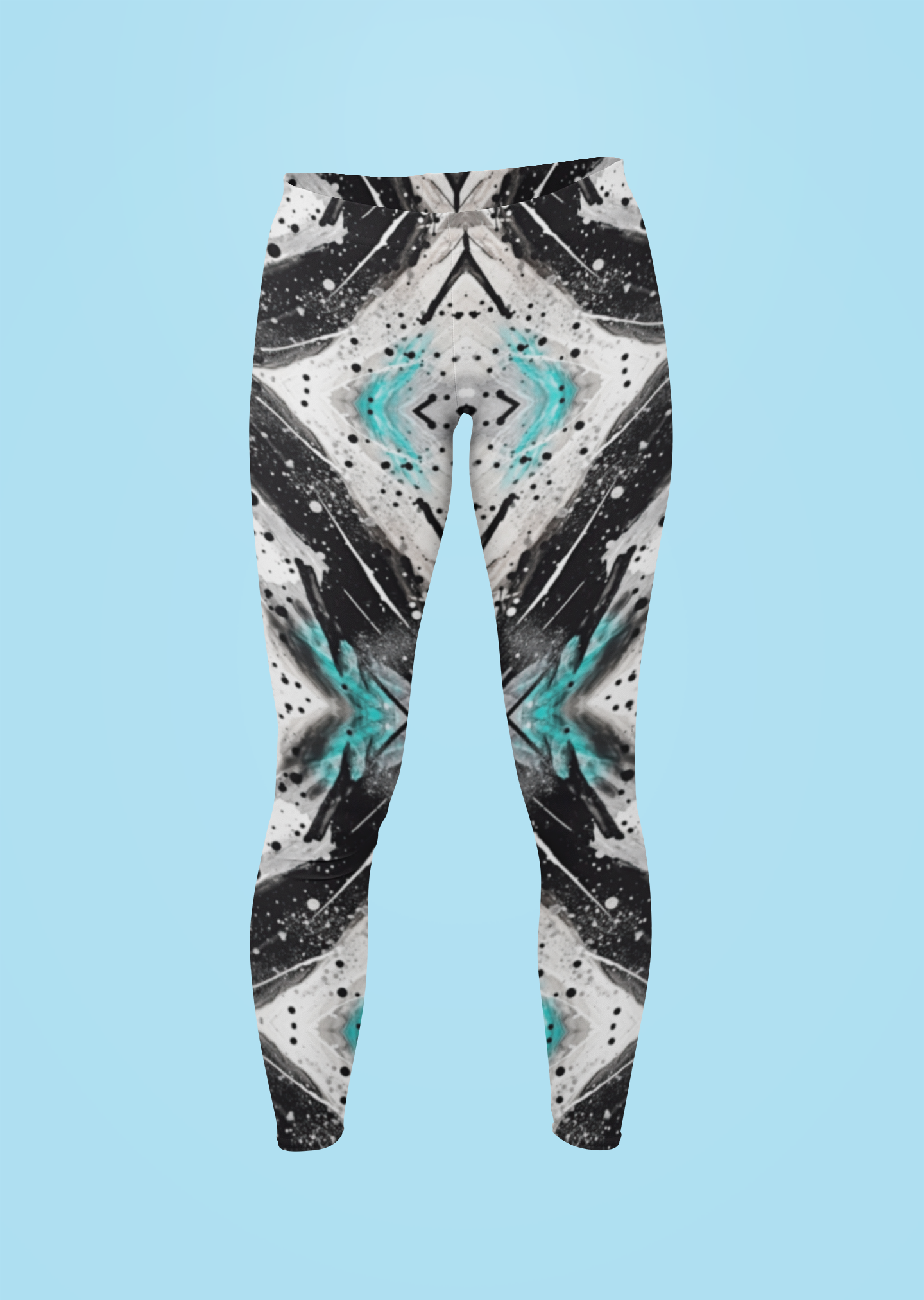 Shadow & Sapphire Mosaic Print Legging