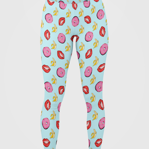 Sweet & Sassy Pop Art Print Legging