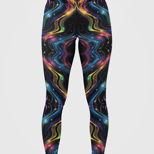 Luminous Energy Flow Print Legging