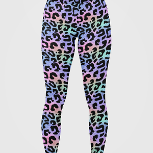 Shimmering Wildcat Print Legging