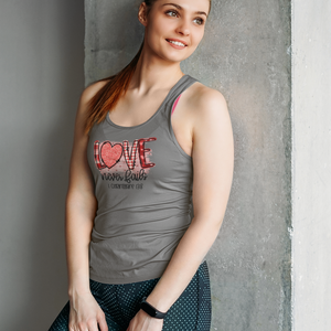 Love Never Dies – Faith-Inspired Graphic Tank Top