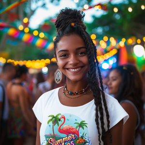 Flamingo Summer Vibes Women's Classic T-Shirt