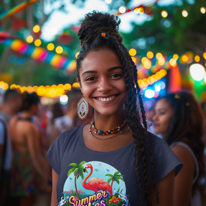 Flamingo Summer Vibes Women's Classic T-Shirt