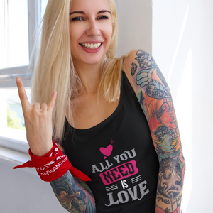 All You Need Is Love – Chic & Comfy Graphic Tank Top