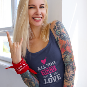 All You Need Is Love – Chic & Comfy Graphic Tank Top
