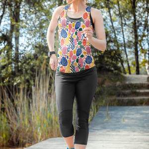 Eye-Catching Women's Floral Print Tank Top - TheSimplyStylish
